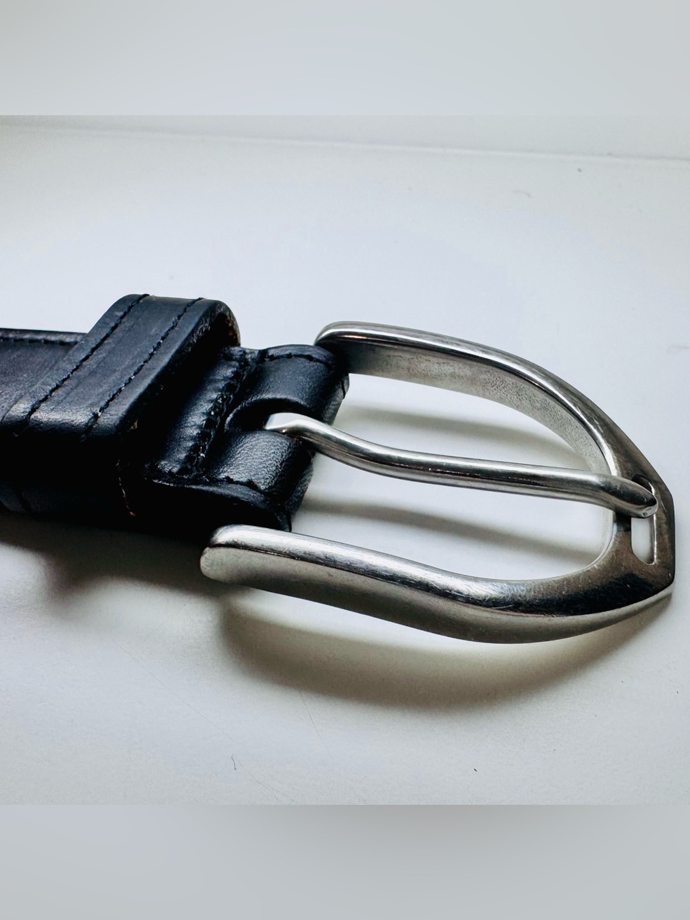 Tory Leather English Bridle Black Belt Size 30 • Made in USA • Hunter Classic - Picture 11 of 16